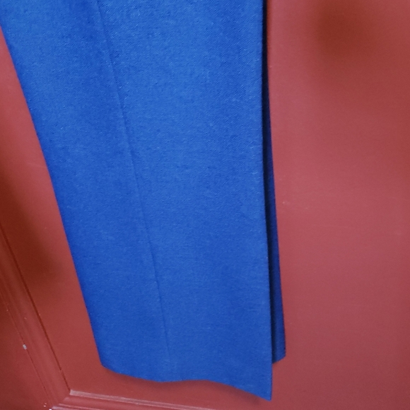 EVAN -PICONE BLUE 2-PC LINED PANTS SUIT SIZE 4 - Picture 7 of 16